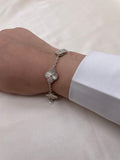 Silver Vancleef Bracelet