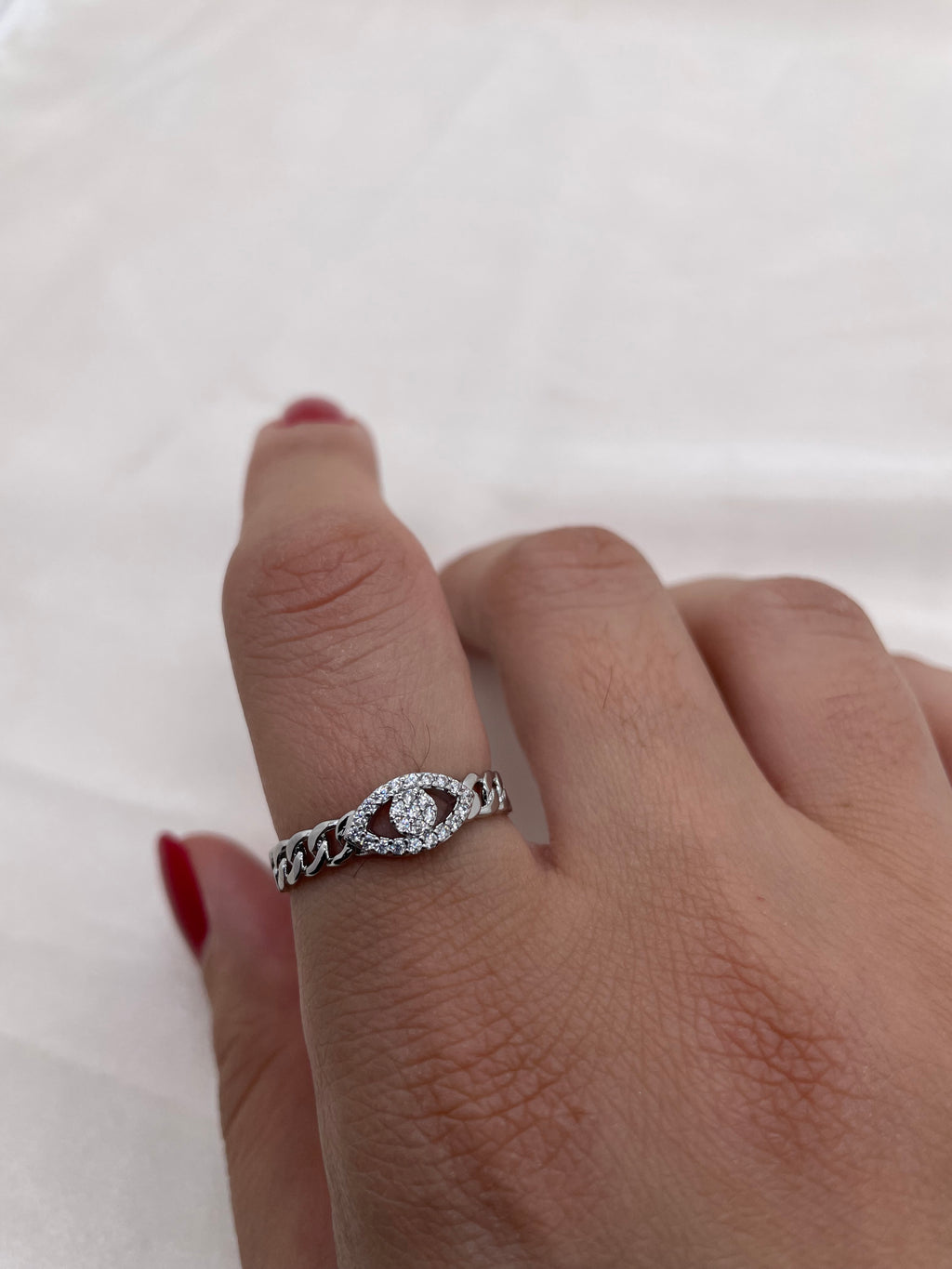 Eye Zircon Ring