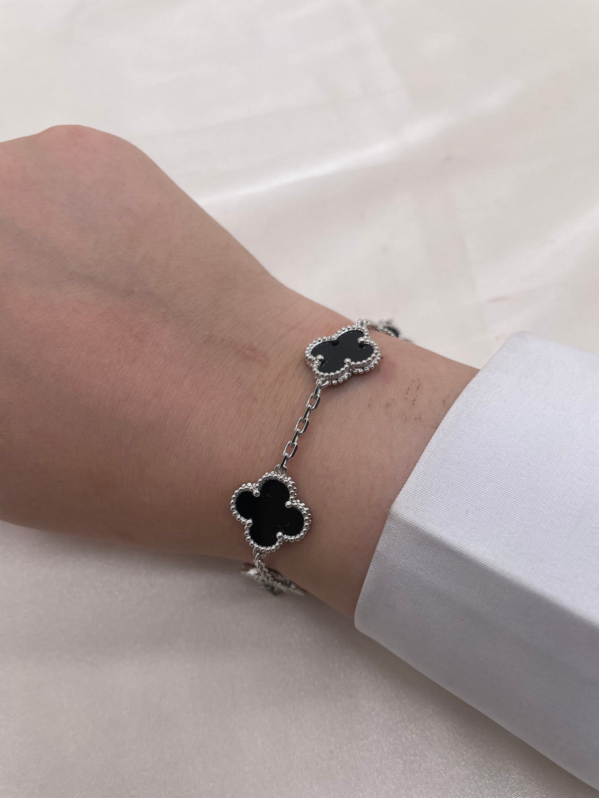 Silver Vancleef Bracelet