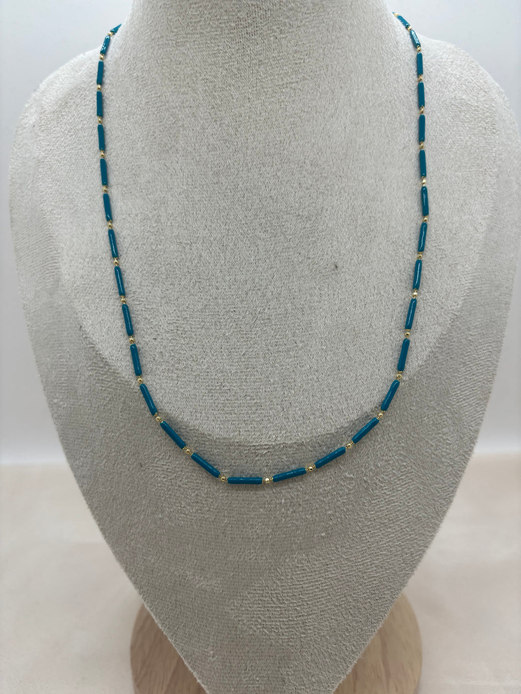 Blue Bead Necklace