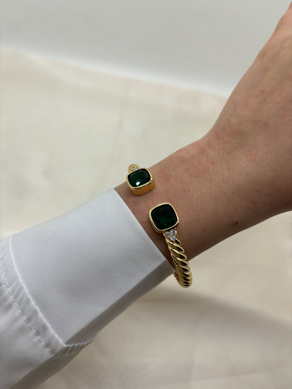 Colorful cube bangle