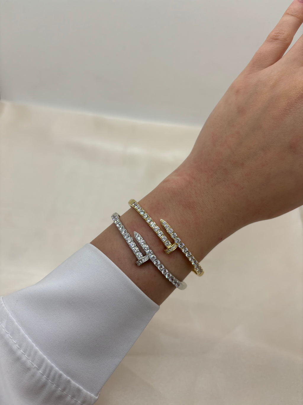 Zircon Cartier bangle