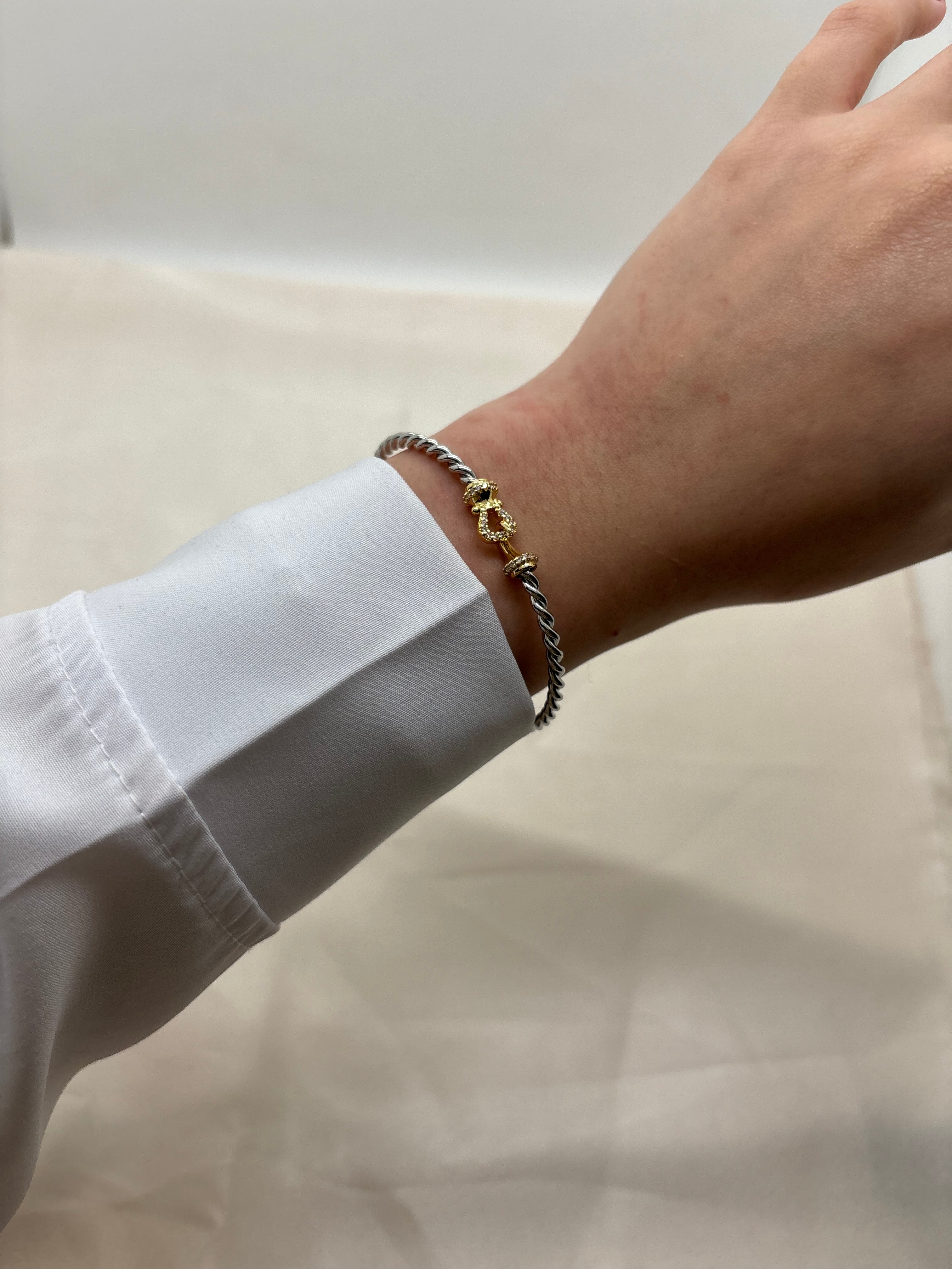 Minimal belt bangle