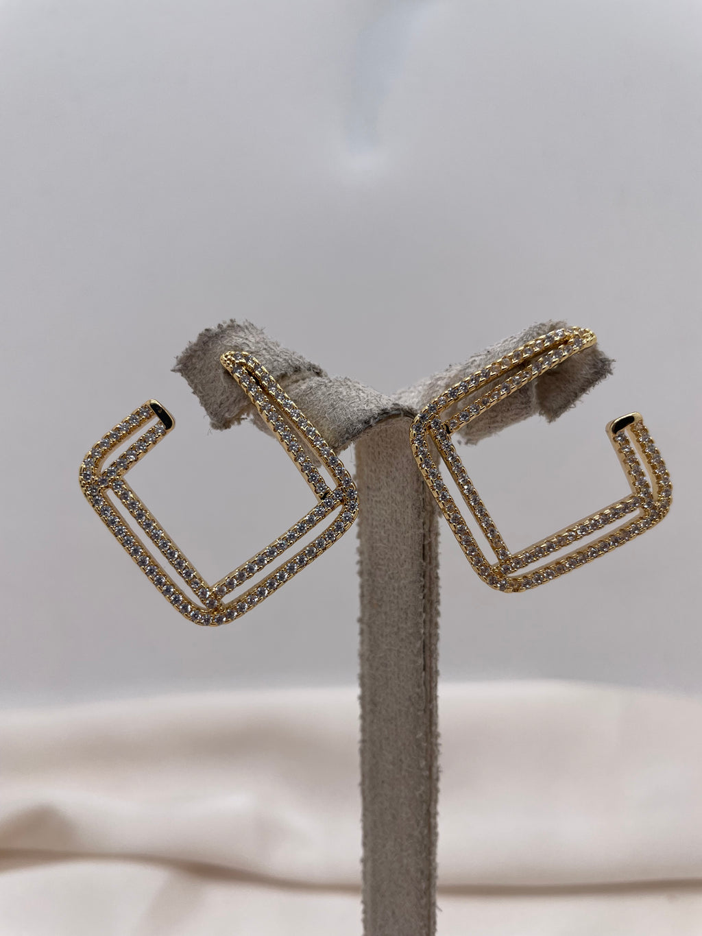 Half Square Earrings