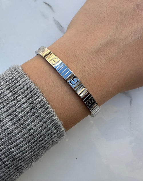 Cartier unlimited love silver bangle