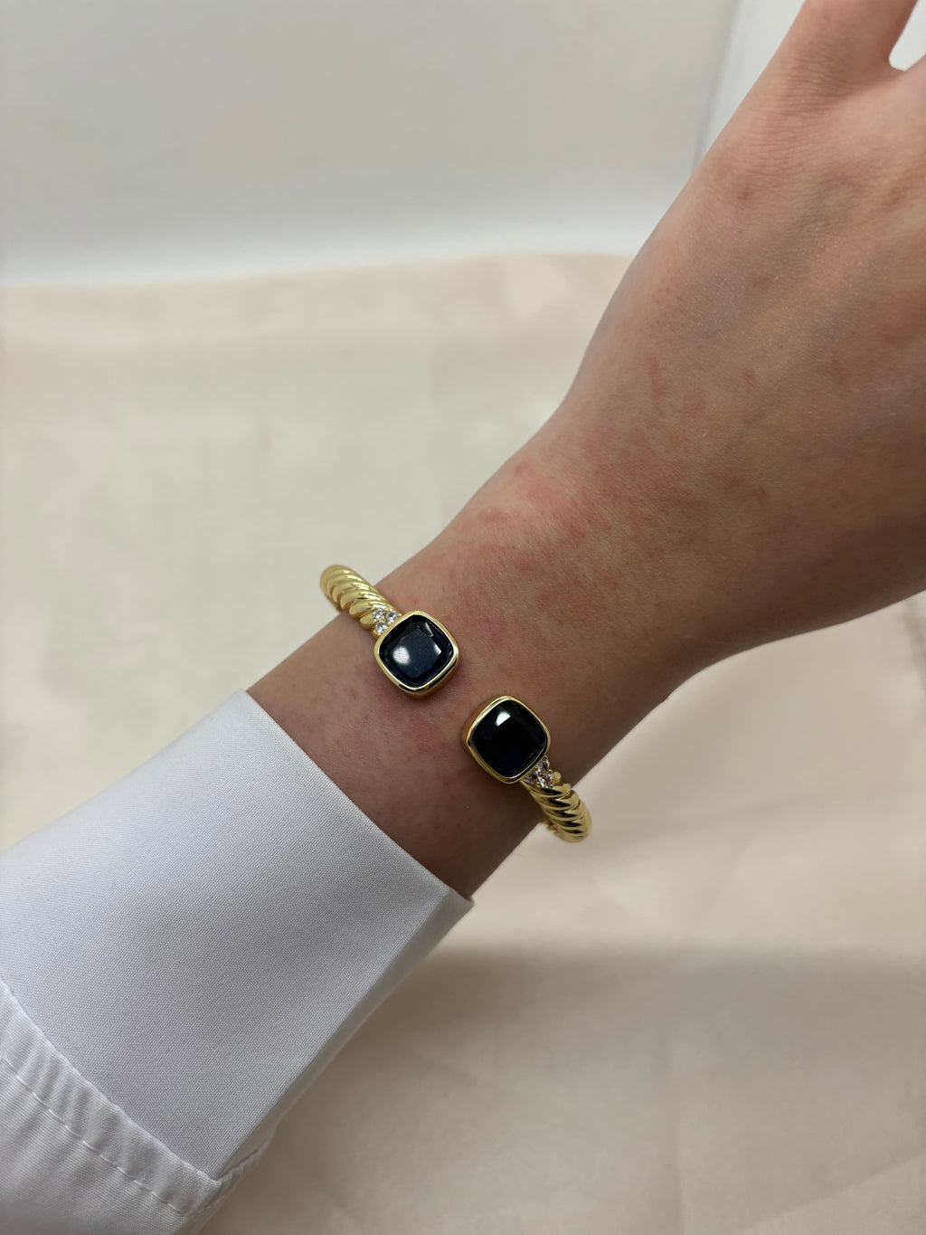 Colorful cube bangle