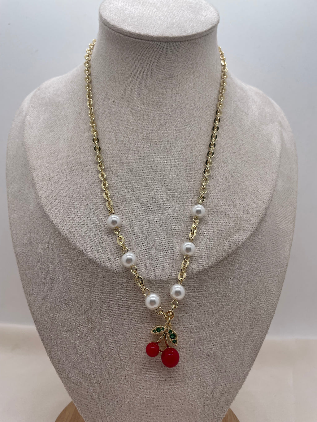 Pearl Cherry Necklace