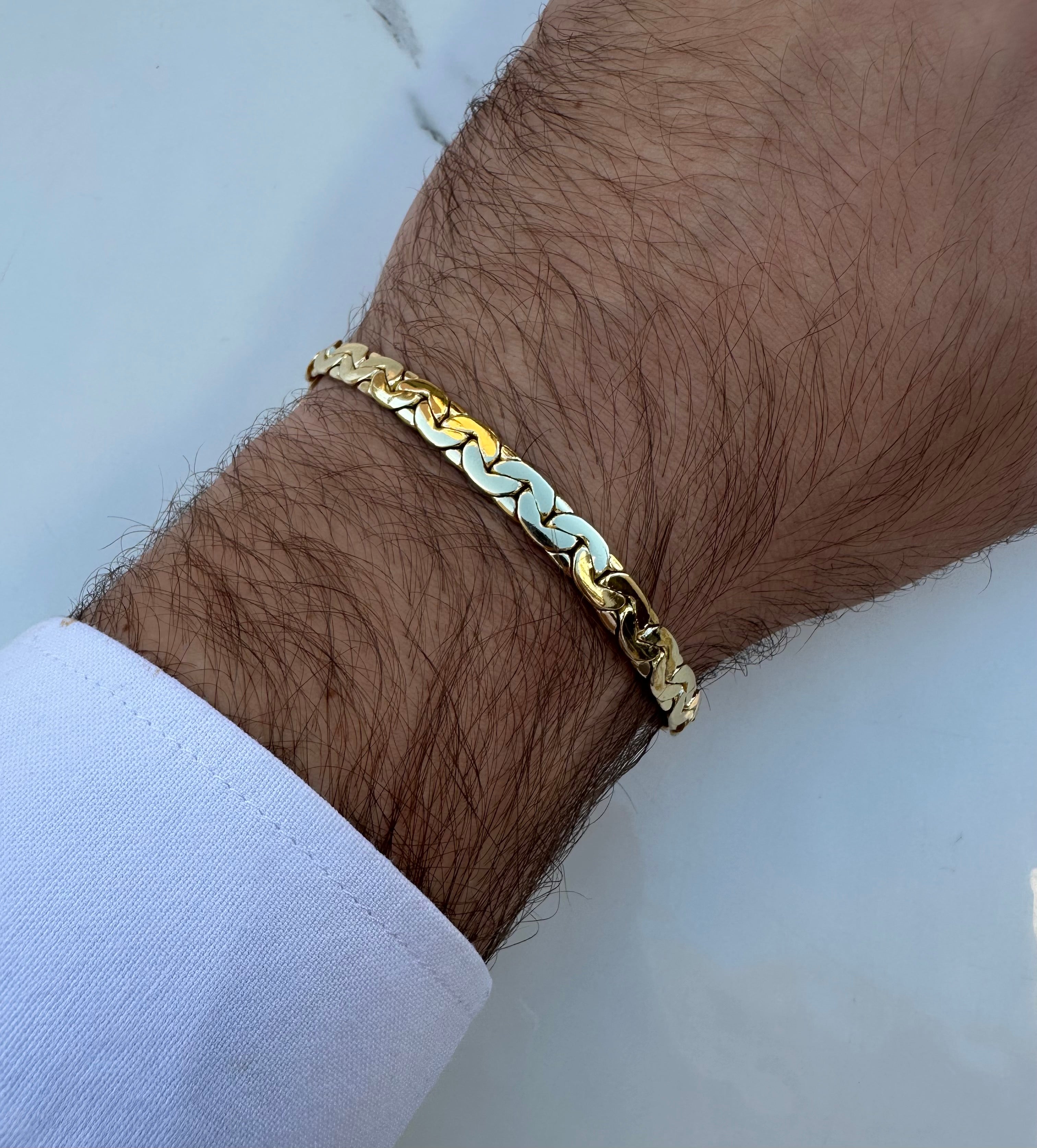 Classic simple chain bracelet