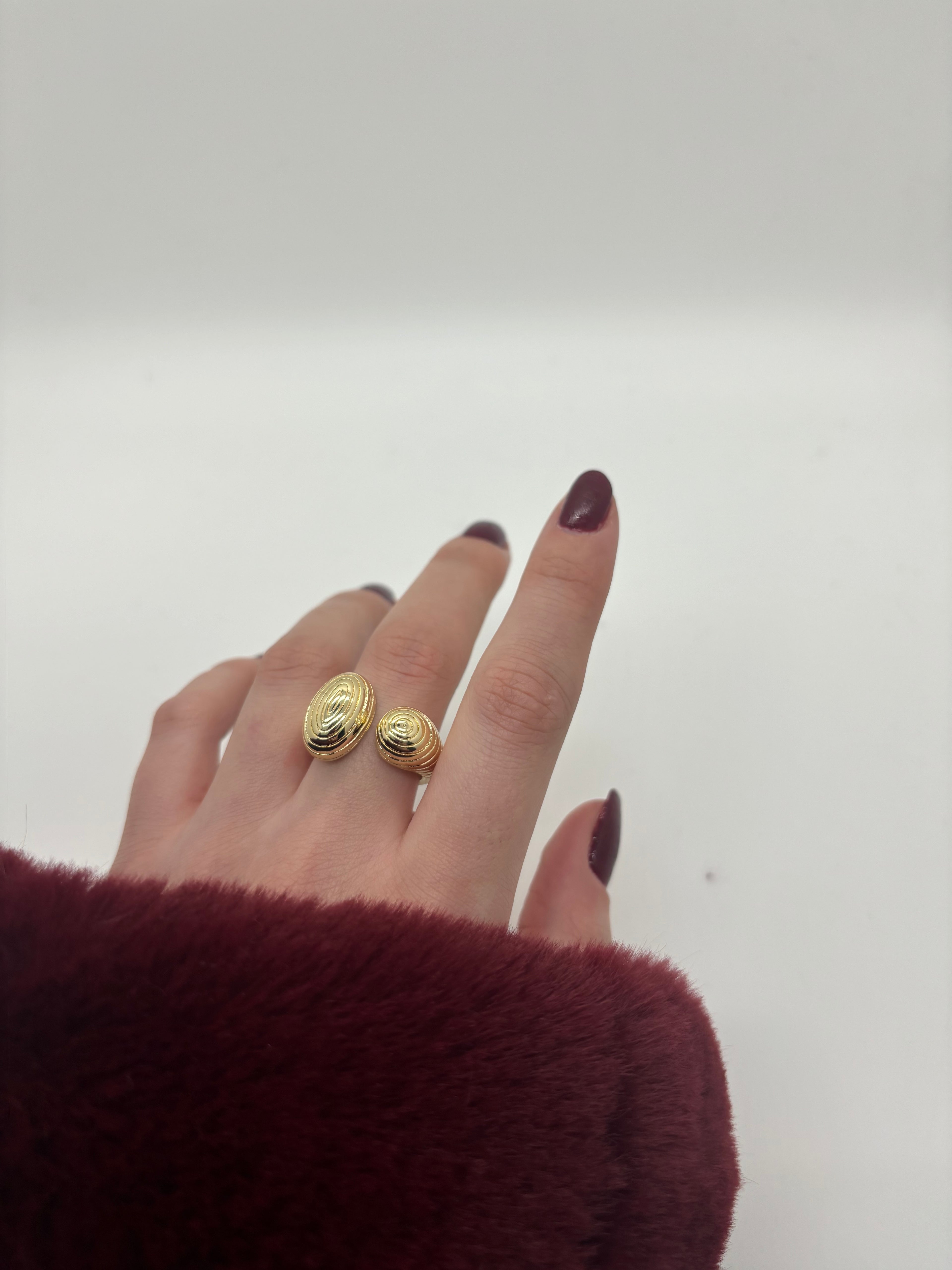 Chunky duo ring