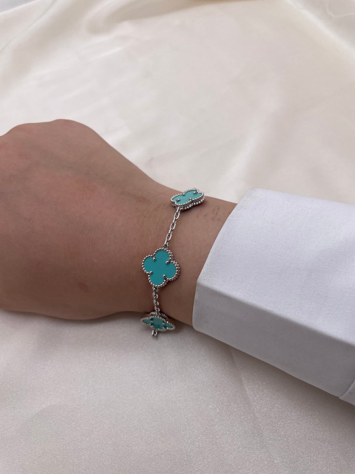 Silver Vancleef Bracelet