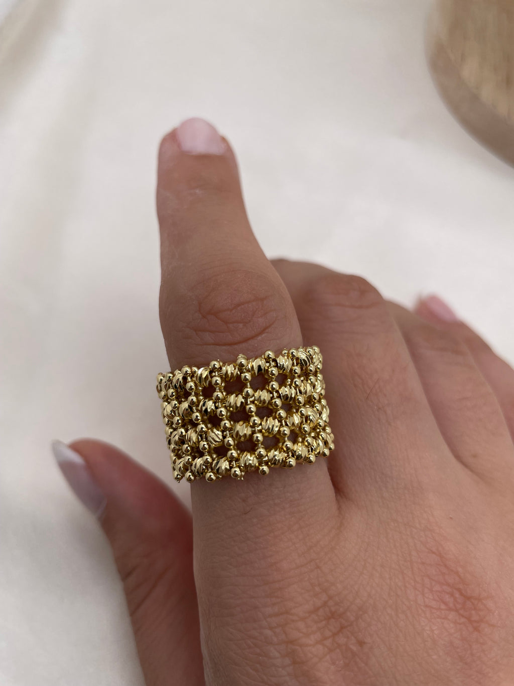 Full Gold Boulè Ring