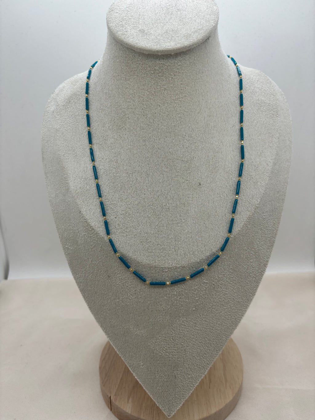 Blue Bead Necklace