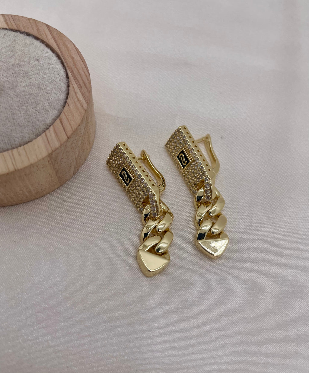 Monaco with Zircon Earrings