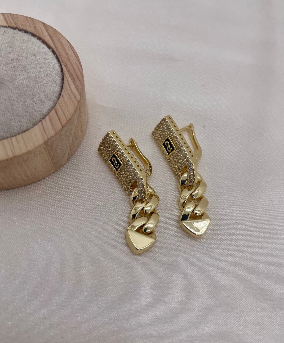 Monaco with Zircon Earrings