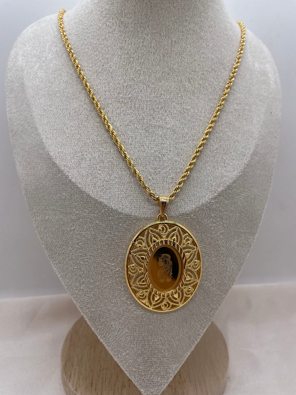 Gold Medallion Necklace