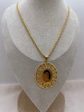 Gold Medallion Necklace