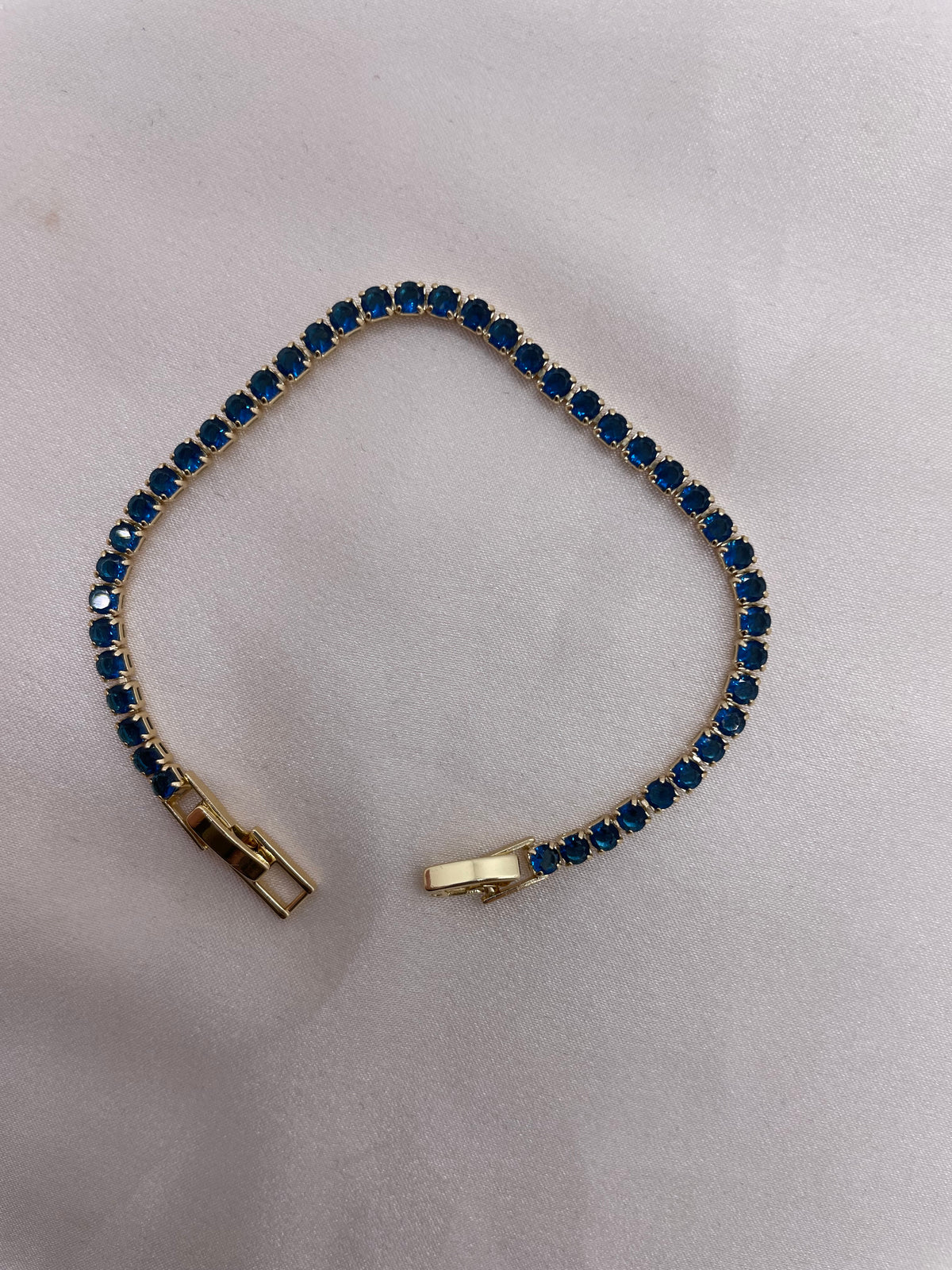 Navy Blue Tennis Bracelet