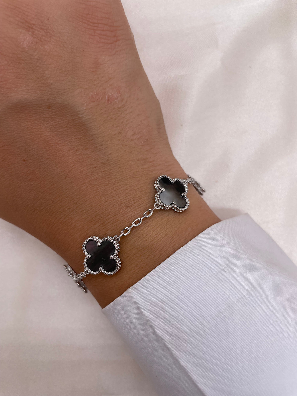 Silver Vancleef Bracelet