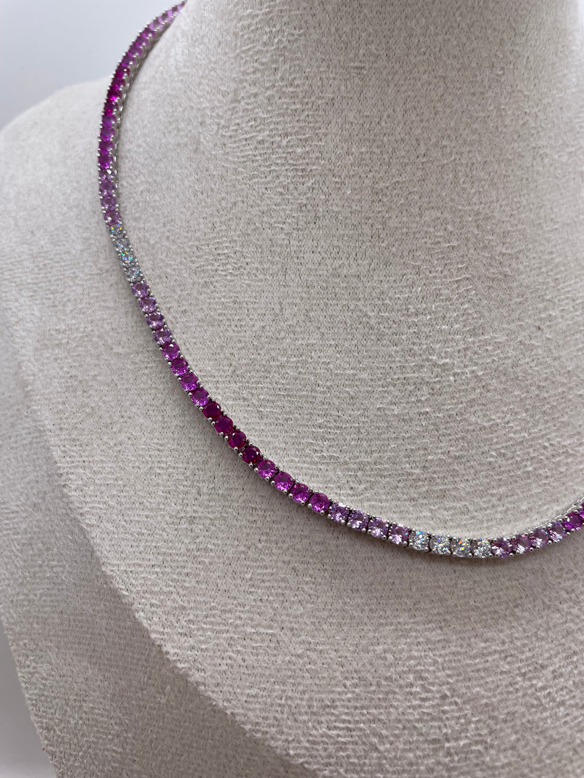 Multicolor Tennis Necklace