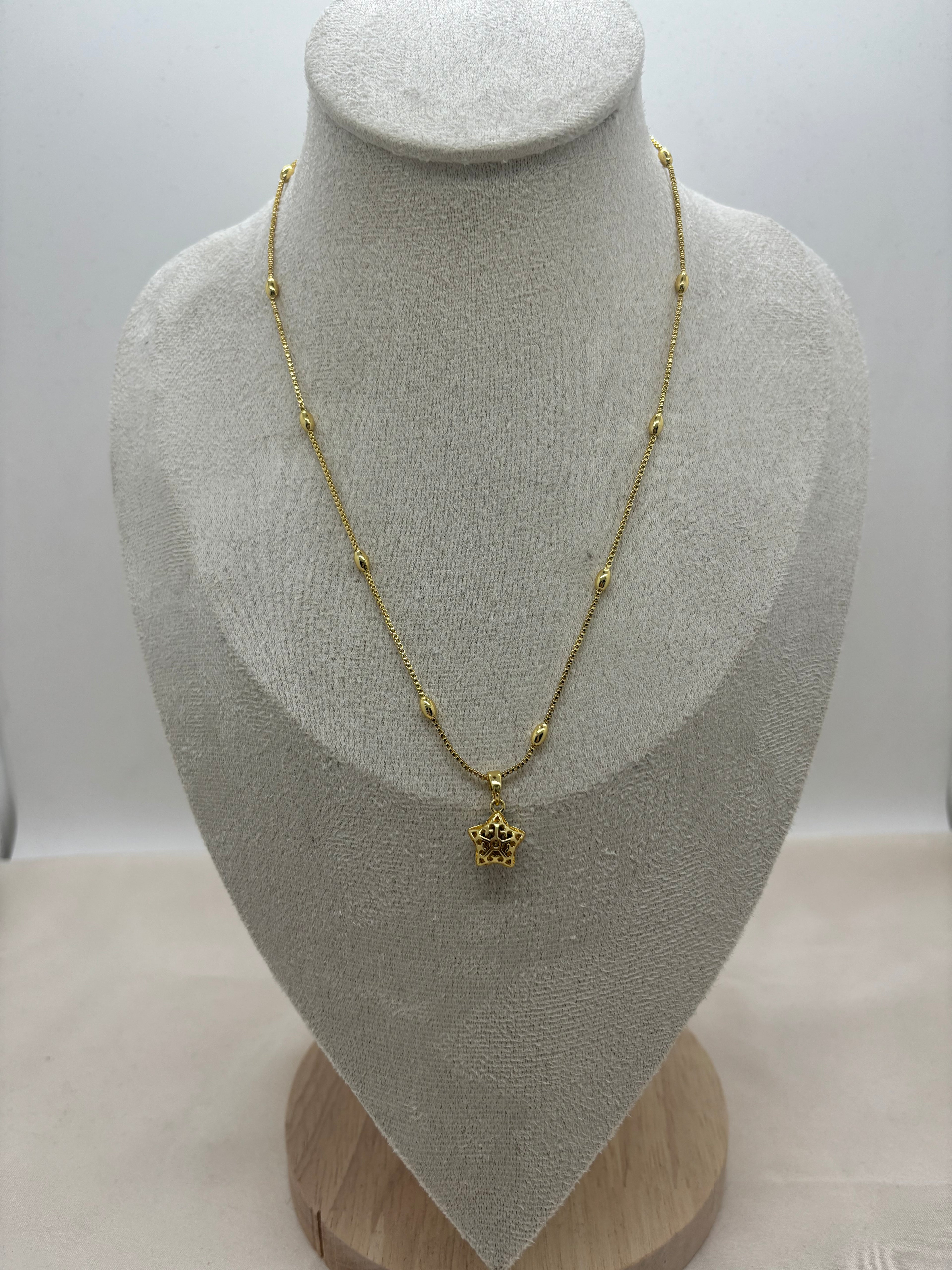 Little Blue Star Necklace