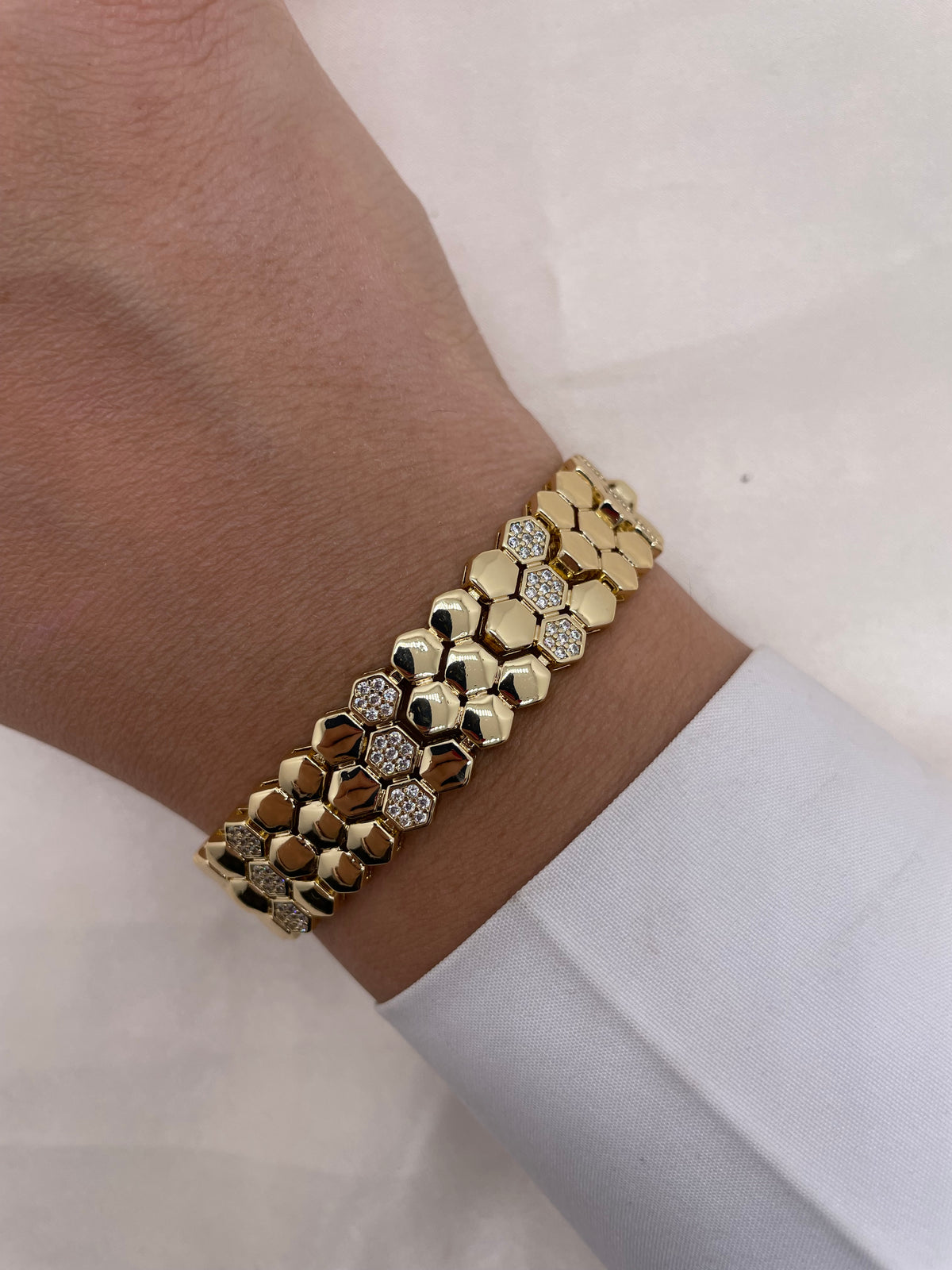 3 layer Bee Bracelet