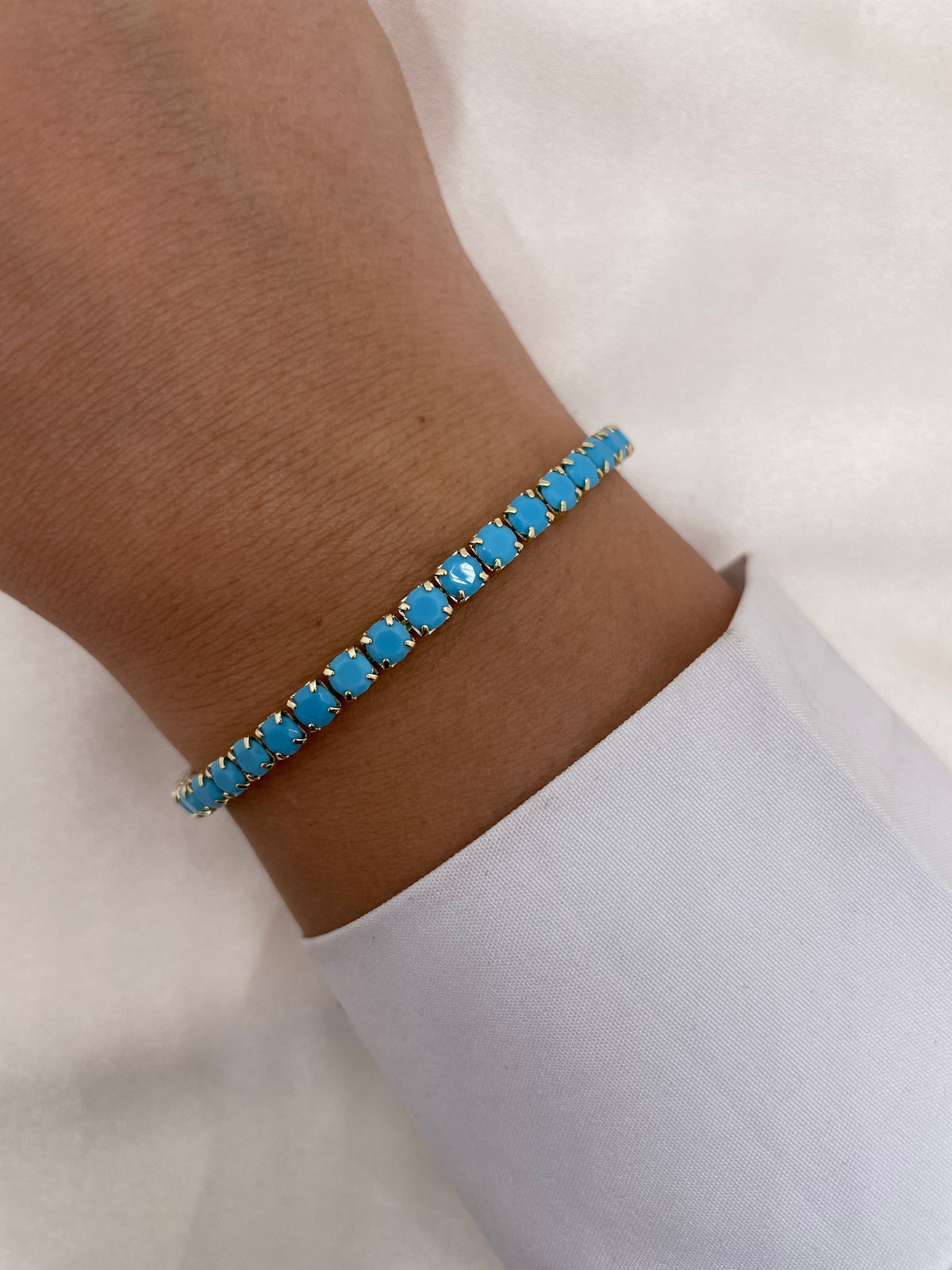 Baby Blue Zircon Bracelets