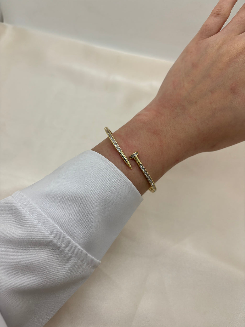 Cartier minimal with zircon bangle
