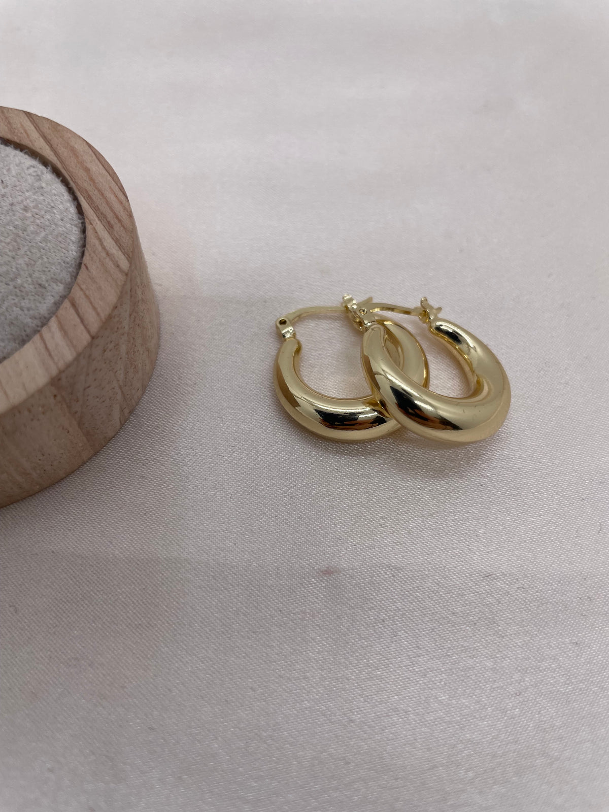 Thick Hoop Earrings