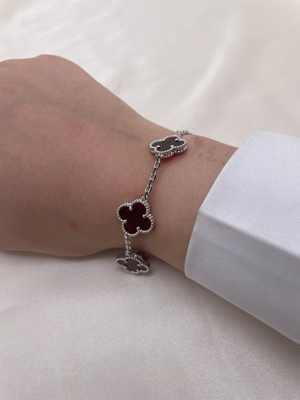 Silver Vancleef Bracelet