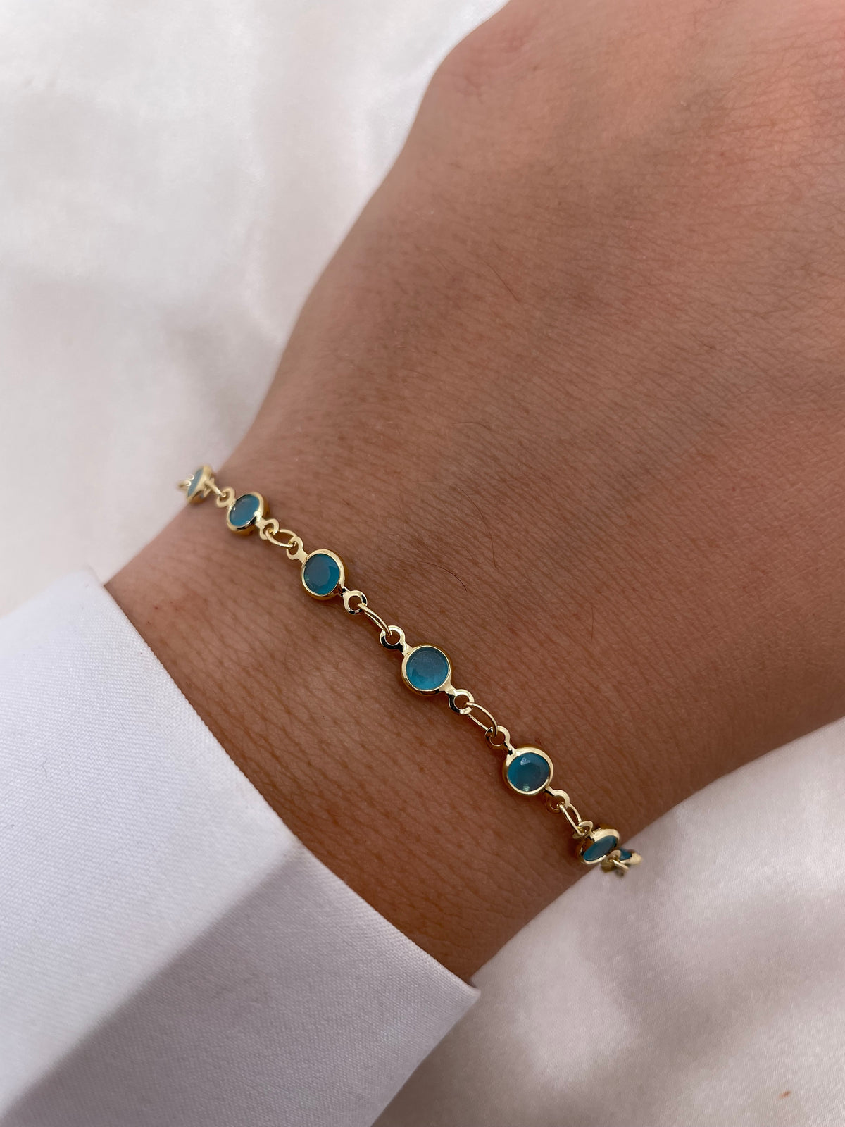 Blue Dot Bracelet