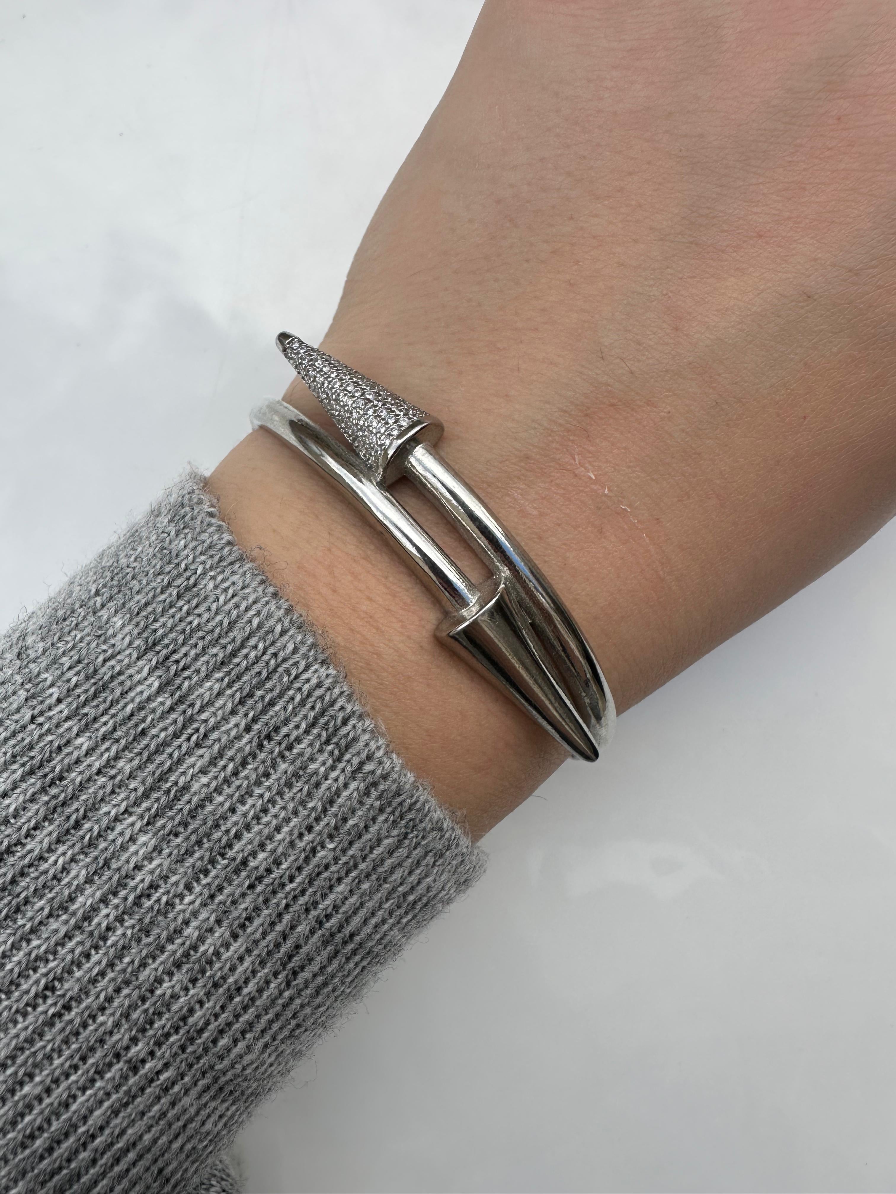 Silver bangle