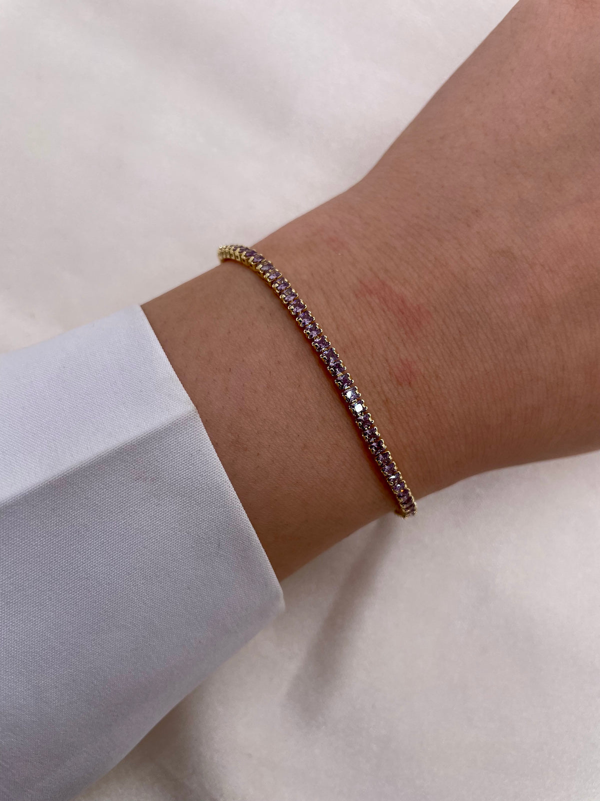 Colored Tennis Bracelet B