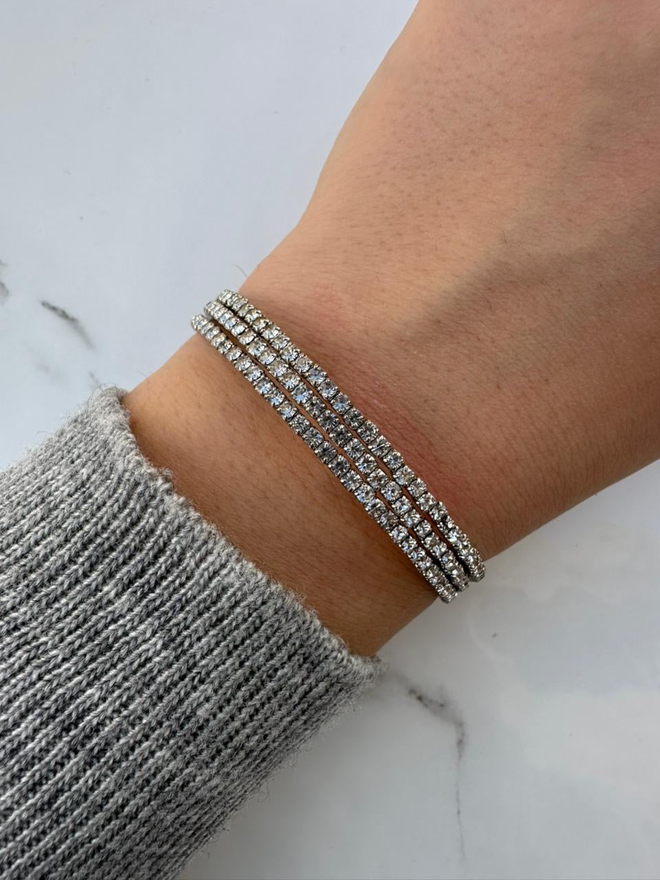 Triple Tennis bangle