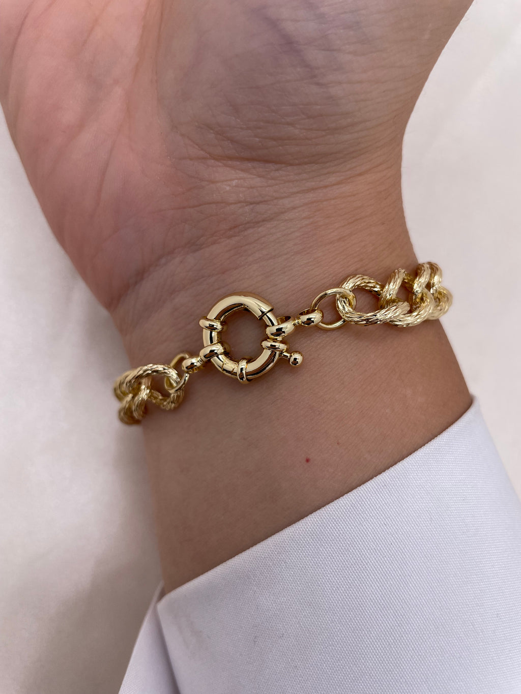 Rounded Chain Bracelet