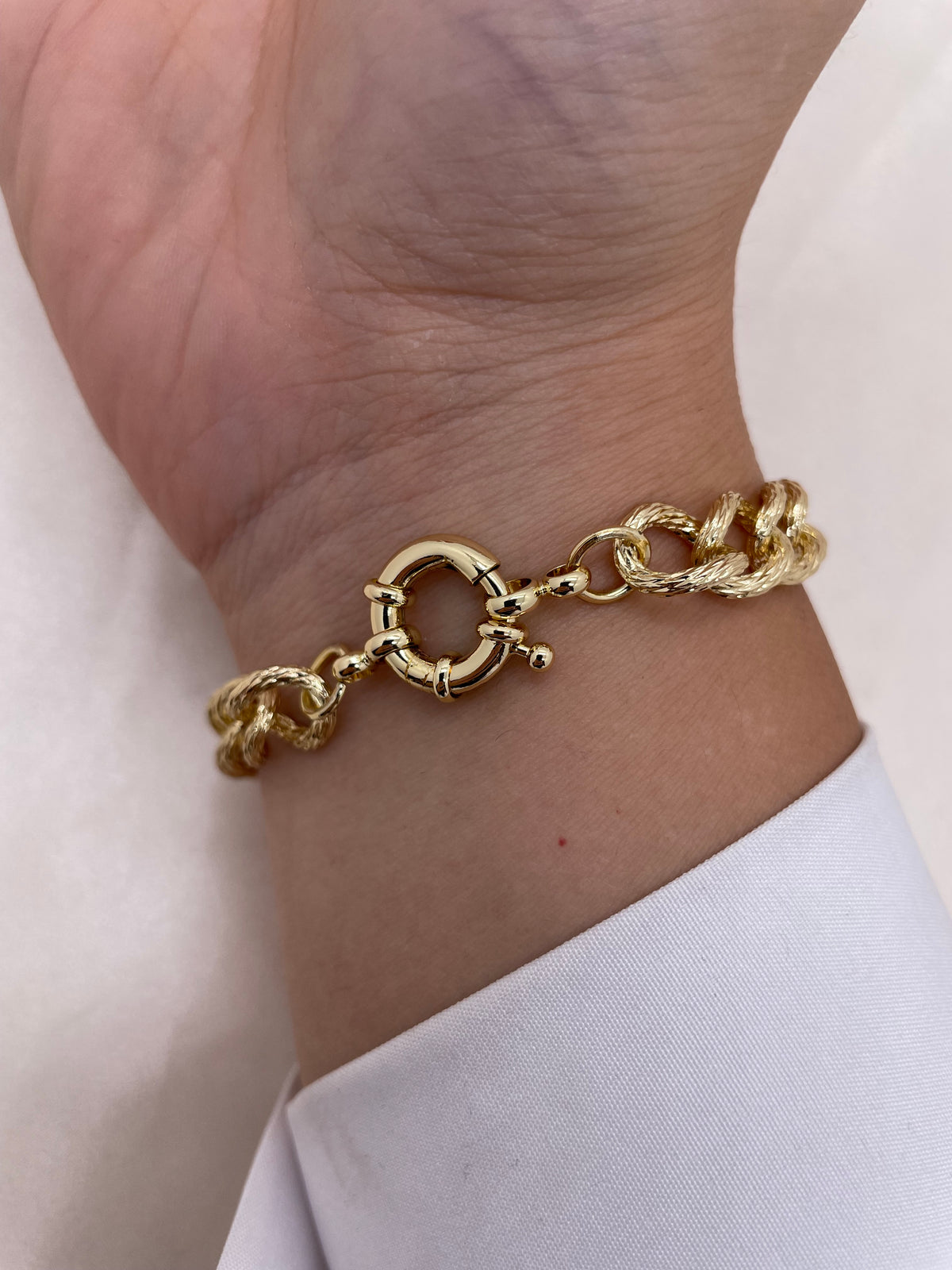 Rounded Chain Bracelet