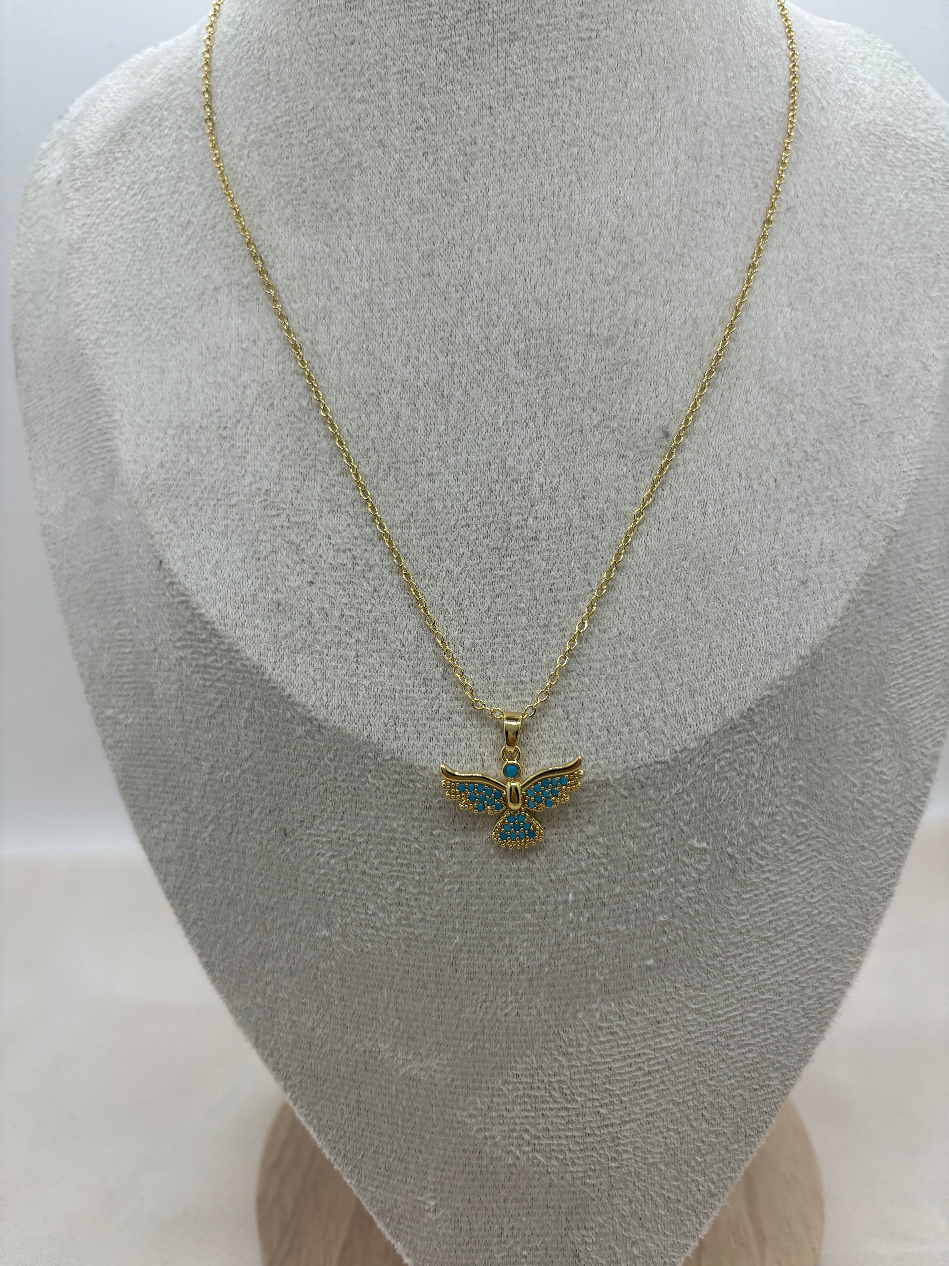 Blue Bird Necklace