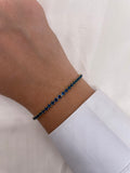 Navy Blue Tennis Bracelet