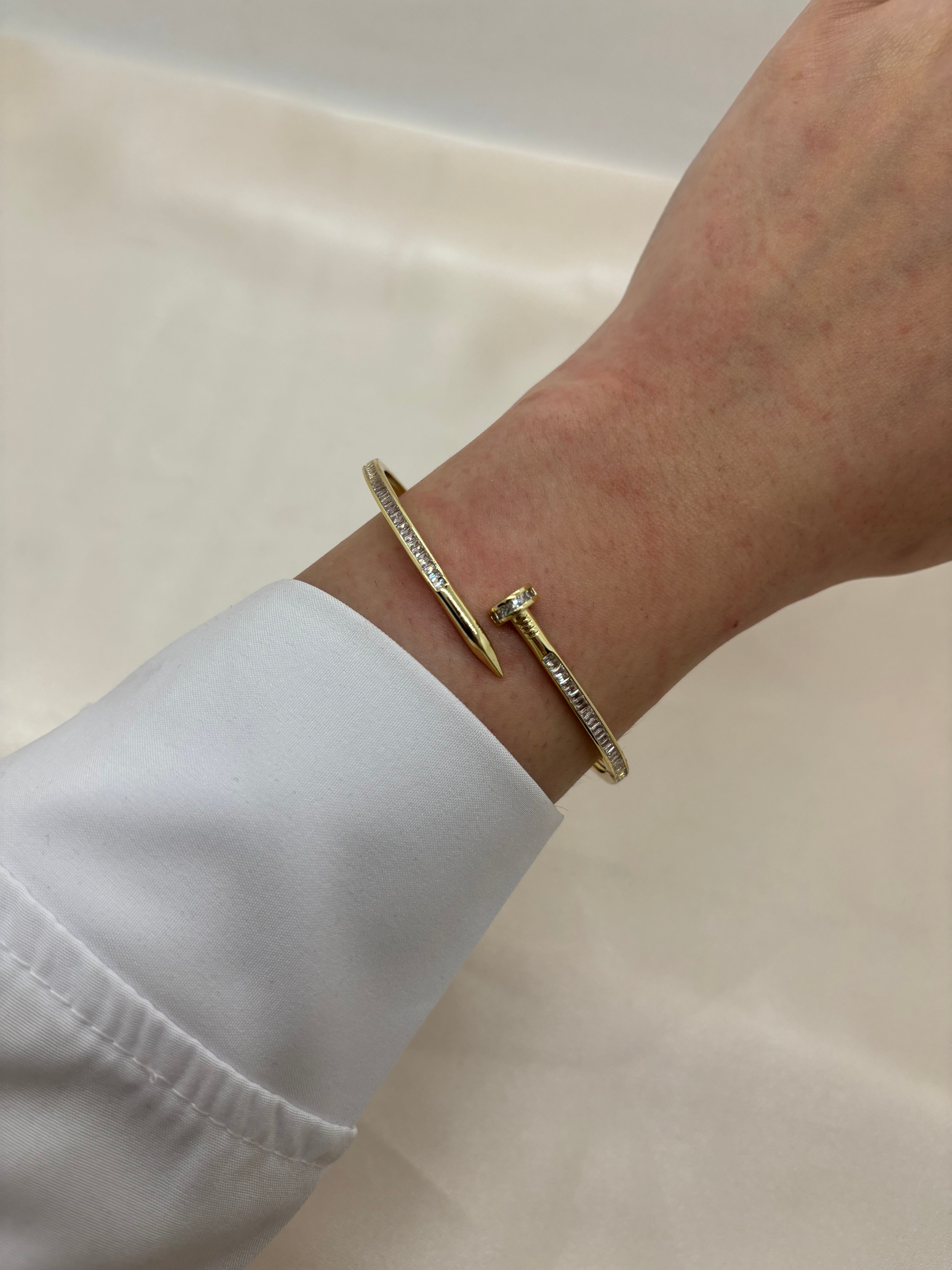 Cartier minimal with zircon bangle