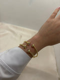 Colorful rounded bangle