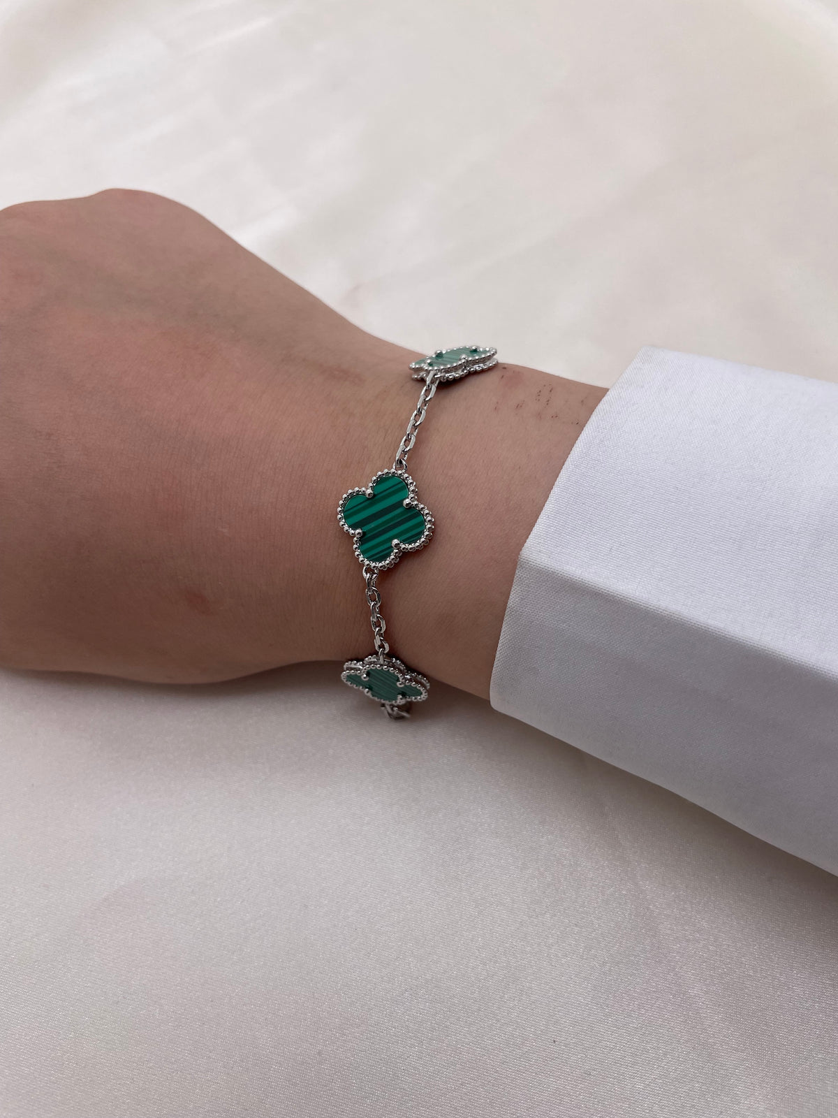 Silver Vancleef Bracelet
