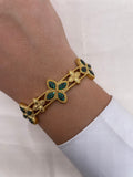 Colored Flower Bangle