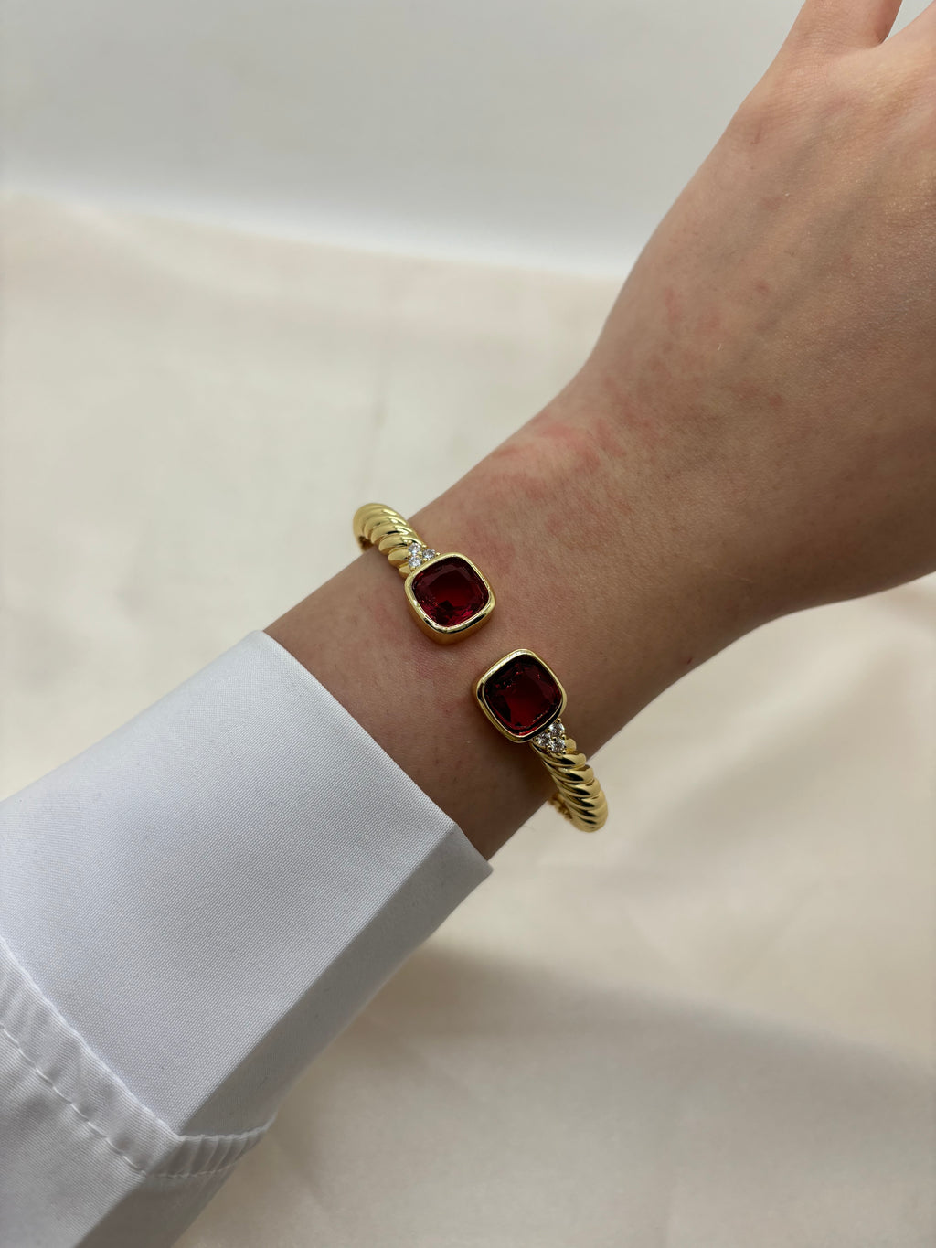 Colorful cube bangle