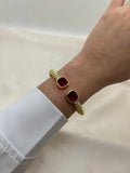 Colorful cube bangle