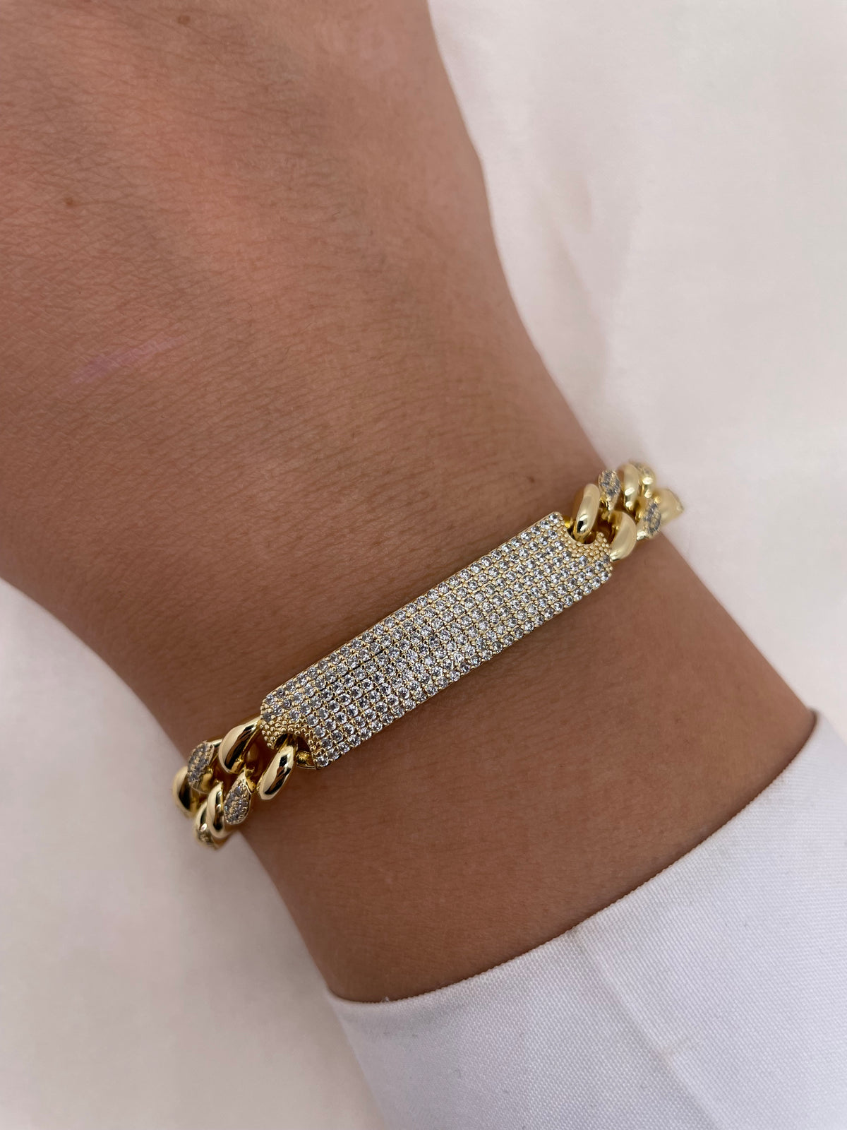 Zircon Chain Bracelet