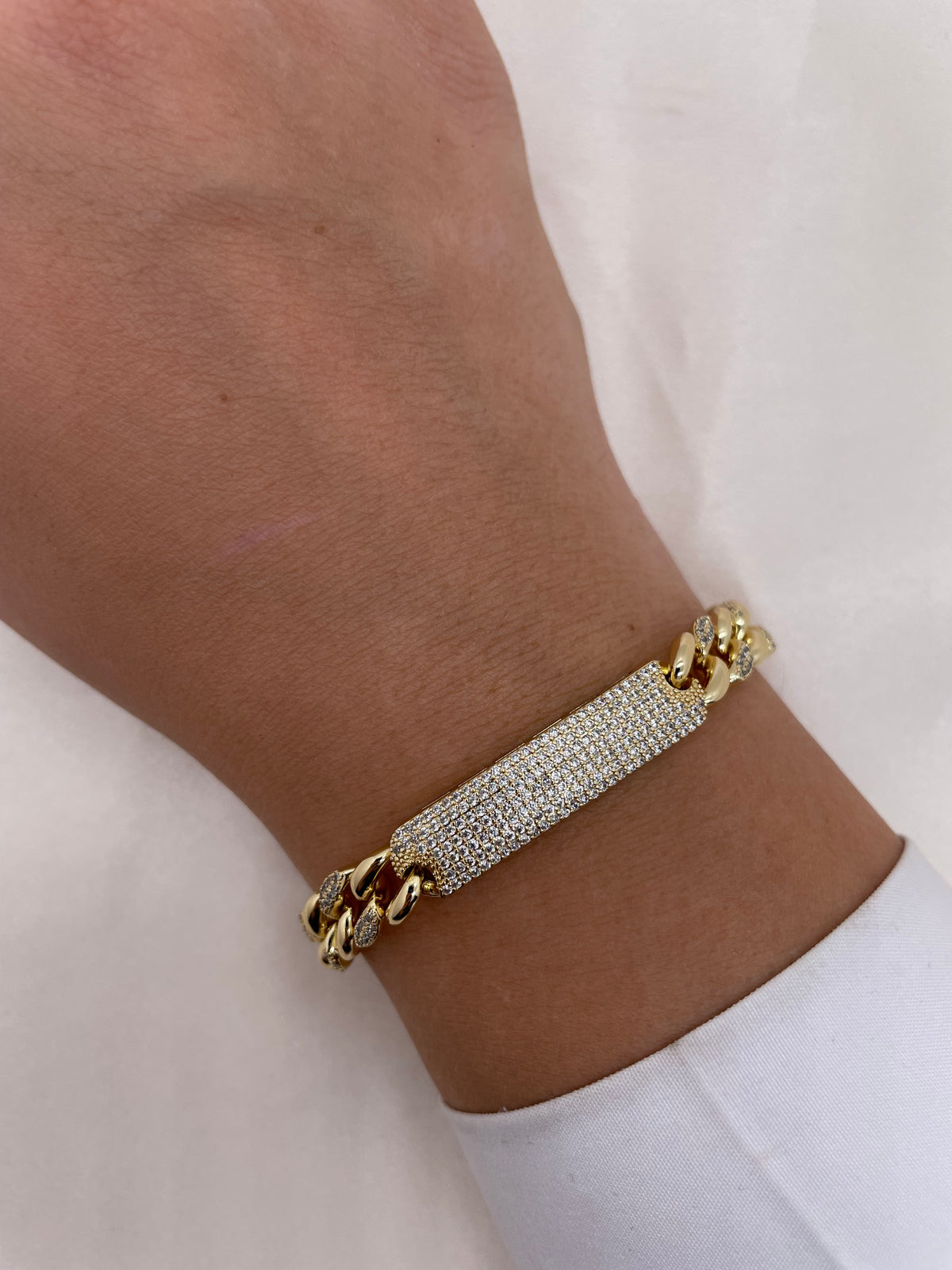 Zircon Chain Bracelet