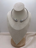 Silver Snake Choker Necklace