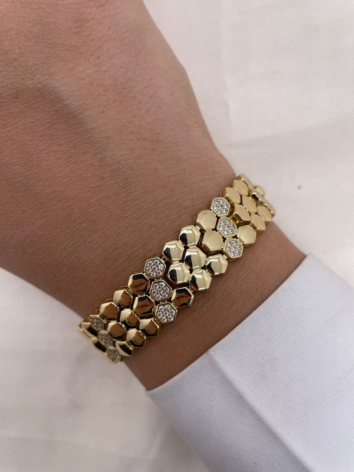 3 layer Bee Bracelet