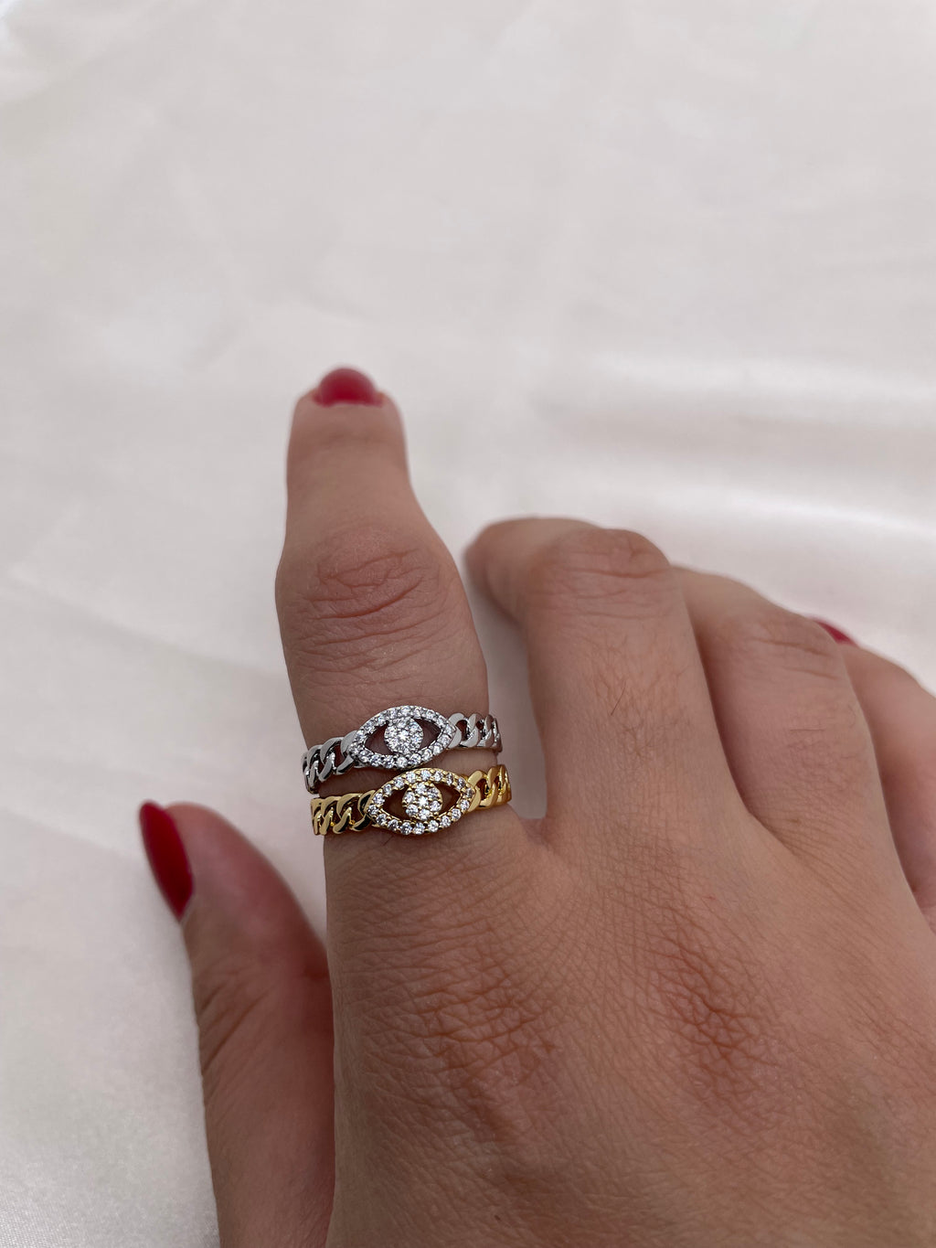 Eye Zircon Ring