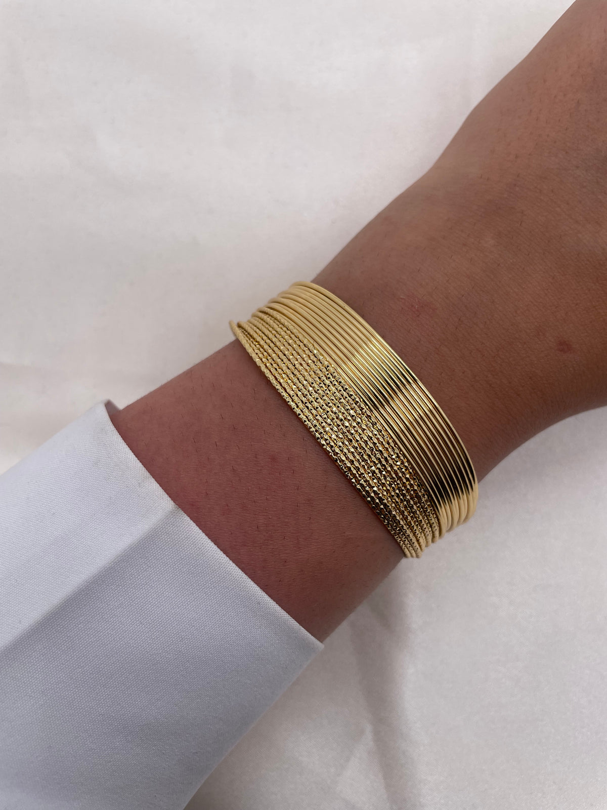 Bangle gold core
