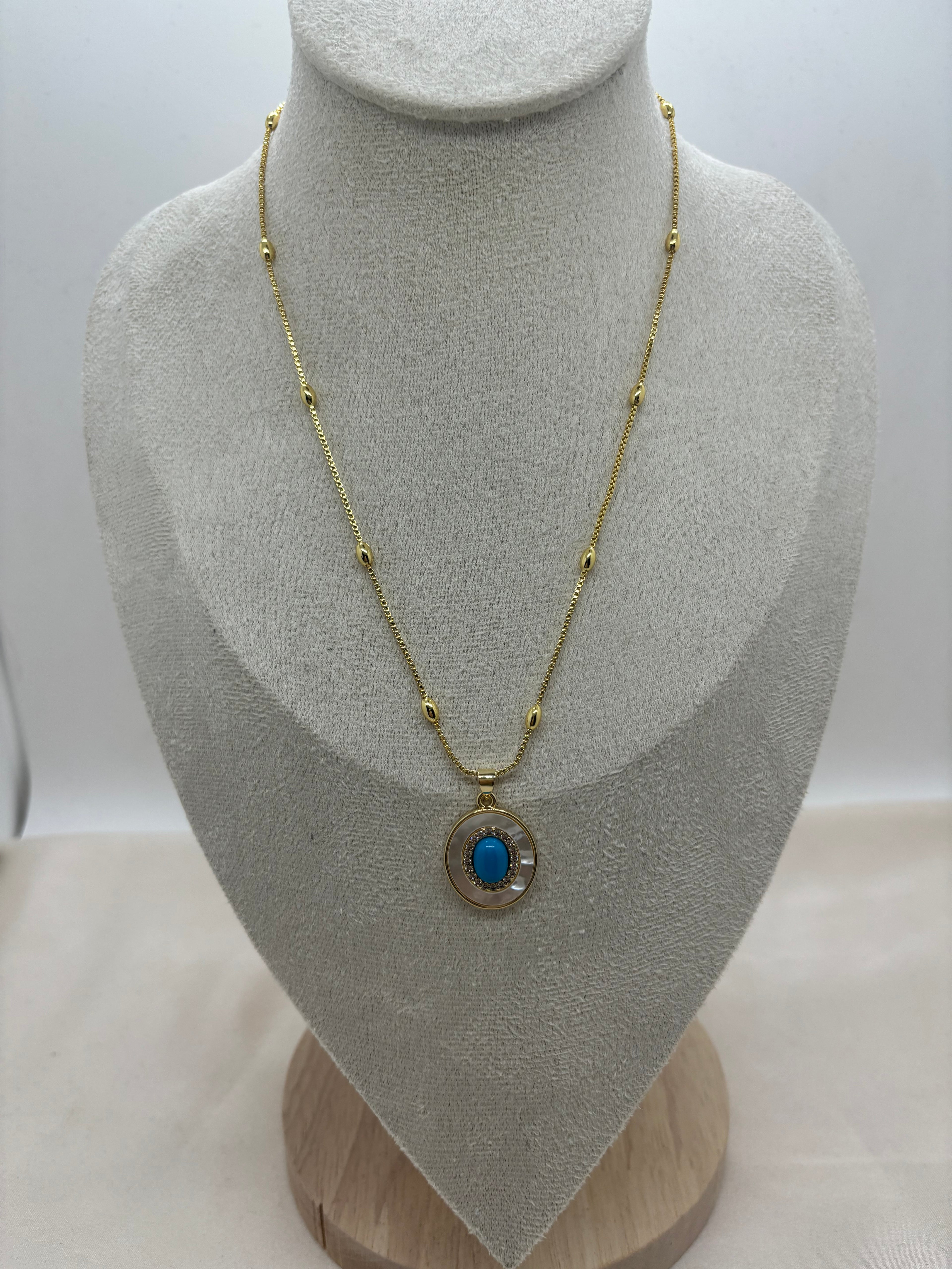 Blue Aura Necklace